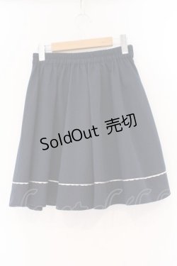 画像2: axes femme POETIQUE / スカラップミニスカート M ネイビー O-26-02-17-032-AX-SK-IG-OS