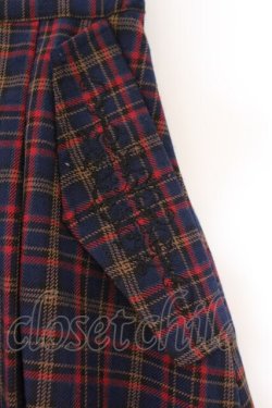 画像2: axes femme / HOUSEofTARTANコラボ/タータンチェックスカート M ブルーチェック O-26-02-17-035-AX-SK-IG-OS