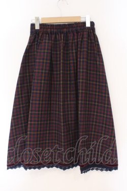 画像3: axes femme / HOUSEofTARTANコラボ/タータンチェックスカート M ブルーチェック O-26-02-17-035-AX-SK-IG-OS