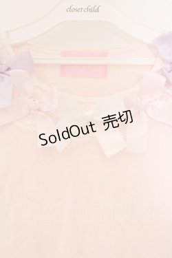 画像2: Nile Perch / リボンカットソー  ピンク O-26-02-17-040-LO-TO-IG-OS