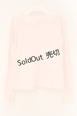 画像3: Nile Perch / リボンカットソー  ピンク O-26-02-17-040-LO-TO-IG-OS