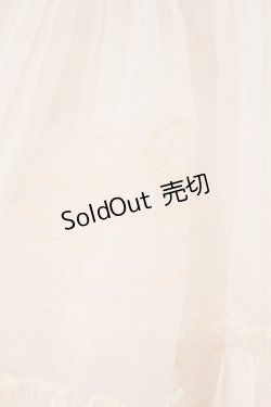 画像2: choker rabbit / 刺繍入りエプロン  生成り O-26-02-17-041-LO-SK-IG-OS