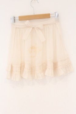 画像3: choker rabbit / 刺繍入りエプロン  生成り O-26-02-17-041-LO-SK-IG-OS