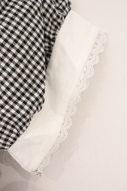 画像3: DearMyLove / キラキラビジューフリルアフタヌーンティーワンピース 5L ロング クロ×シロ O-26-02-17-042-0-OP-IG-OS