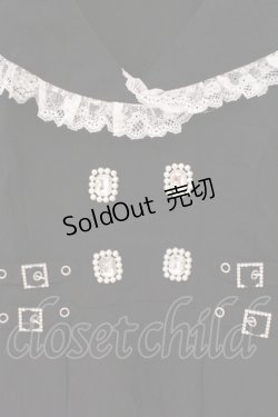 画像2: DearMyLove / キラキラビジューテーラードレースワンピース 5L クロ×シロ O-26-02-17-044-0-OP-IG-OS