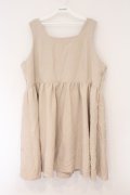 DearMyLove / バックリボンドレスミニジャンスカ 5L ベージュ O-26-02-17-045-0-OP-IG-OS