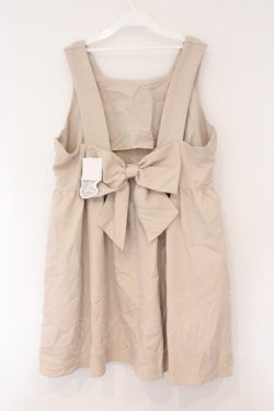 画像2: DearMyLove / バックリボンドレスミニジャンスカ 5L ベージュ O-26-02-17-045-0-OP-IG-OS