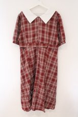 画像3: DearMyLove / オープンカラーオトナフレンチワンピース 5L ロングボルドー O-26-02-17-046-0-OP-IG-OS (3)