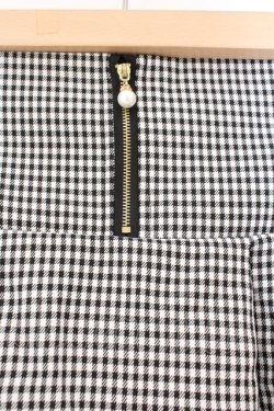 画像2: DearMyLove / Dollyシルエットスカート 5L ギンガム クロ×シロ O-26-02-17-047-0-SK-IG-OS