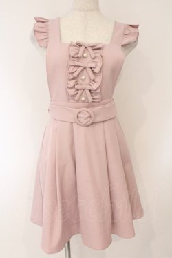 画像1: Ank Rouge / サロペット風ジャンパースカート  ピンク O-26-02-17-006-CA-SK-IG-OS