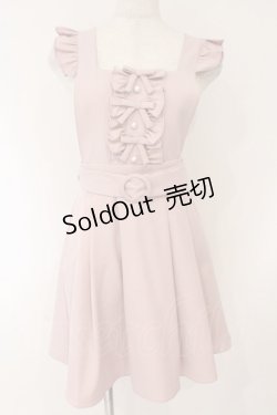 画像1: Ank Rouge / サロペット風ジャンパースカート  ピンク O-26-02-17-006-CA-SK-IG-OS