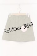 Katie / CASUALTIES mini skirt　スカート XS カーキグリーン O-26-02-17-054-LO-SK-IG-OS