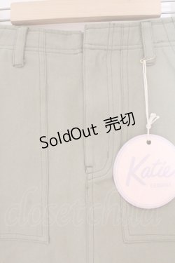 画像2: Katie / CASUALTIES mini skirt　スカート XS カーキグリーン O-26-02-17-054-LO-SK-IG-OS