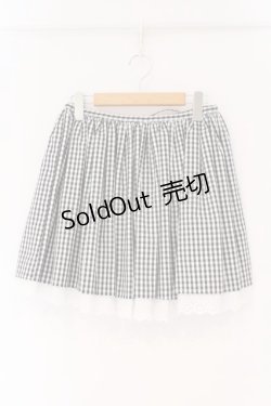 画像1: Katie / AMERICAN PIE panier skirt  クロ×シロ O-26-02-17-055-LO-SK-IG-OS