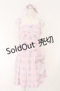 Angelic Pretty / Sprinkle Heart TartanジャンパースカートSet  ピンク O-26-02-17-007-AP-OP-IG-OS
