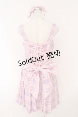 画像6: Angelic Pretty / Sprinkle Heart TartanジャンパースカートSet  ピンク O-26-02-17-007-AP-OP-IG-OS
