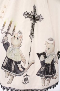 画像3: R-SERIES / 猫の聖歌隊ワンピース  シロ×クロ O-26-02-17-008-EL-OP-IG-OS