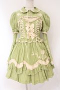 CRUCIS・南十字【海外ロリィタ】 / コットンジャンパースカート ボレロセット  グリーン O-26-02-17-009-LO-TO-IG-OS