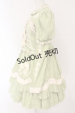 画像4: CRUCIS・南十字【海外ロリィタ】 / コットンジャンパースカート ボレロセット  グリーン O-26-02-17-009-LO-TO-IG-OS