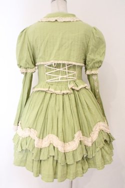 画像5: CRUCIS・南十字【海外ロリィタ】 / コットンジャンパースカート ボレロセット  グリーン O-26-02-17-009-LO-TO-IG-OS