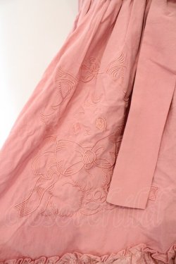 画像4: CRUCIS・南十字 / 猫刺繍ジャンパースカート カチューシャセット  ピンク O-26-02-17-011-LO-OP-IG-OS