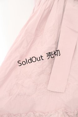 画像4: CRUCIS・南十字 / 猫刺繍ジャンパースカート カチューシャセット  ピンク O-26-02-17-011-LO-OP-IG-OS
