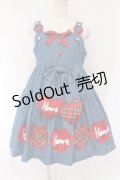 LOLITA他 / ハートデニムジャンパースカート L インディゴ O-26-02-17-013-LO-OP-IG-OS