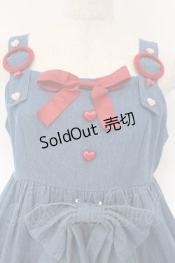 画像2: LOLITA他 / ハートデニムジャンパースカート L インディゴ O-26-02-17-013-LO-OP-IG-OS