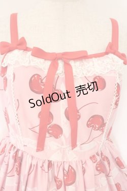 画像2: Angelic Pretty / Charming Cherryジャンパースカート  ピンク O-26-02-17-015-AP-OP-IG-OS