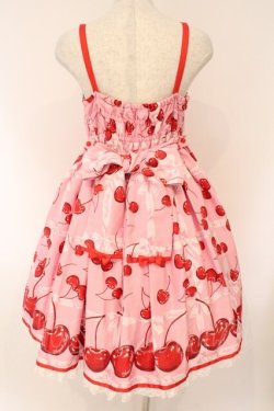 画像5: Angelic Pretty / Charming Cherryジャンパースカート  ピンク O-26-02-17-015-AP-OP-IG-OS