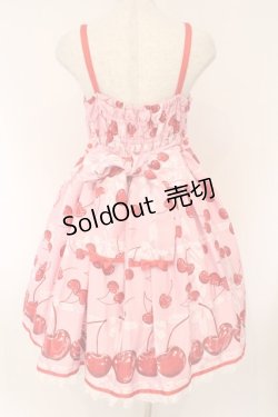 画像5: Angelic Pretty / Charming Cherryジャンパースカート  ピンク O-26-02-17-015-AP-OP-IG-OS