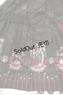画像3: FRILL / プレゼントボックスプリントスカート  ブラック×濃ピンク O-26-02-17-016-HN-SK-IG-OS