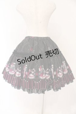 画像5: FRILL / プレゼントボックスプリントスカート  ブラック×濃ピンク O-26-02-17-016-HN-SK-IG-OS