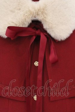 画像2: axes femme / ケープセットバッスルコート M アカ O-26-02-17-019-AX-CO-IG-OS