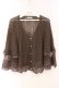 画像1: axes femme / 透かしカーディガン  ブラウン O-26-02-17-020-AX-TO-IG-OS (1)