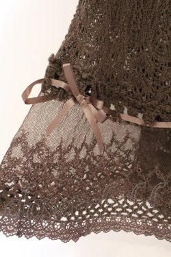 画像2: axes femme / 透かしカーディガン  ブラウン O-26-02-17-020-AX-TO-IG-OS