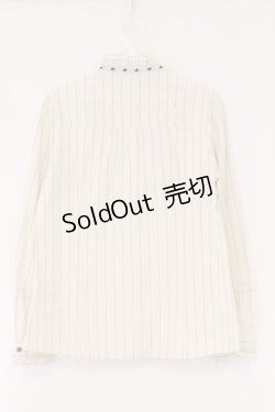 画像3: axes femme / バラ柄JQブラウス L オフシロ O-26-02-17-023-AX-BL-IG-OS