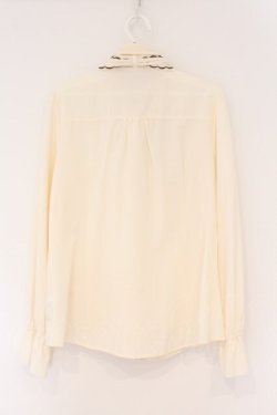 画像3: axes femme / 刺繍リボンブラウス L アイボリー O-26-02-17-025-AX-BL-IG-OS