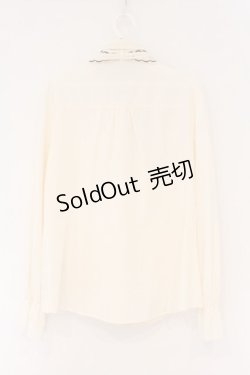 画像3: axes femme / 刺繍リボンブラウス L アイボリー O-26-02-17-025-AX-BL-IG-OS