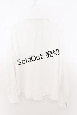 画像3: Amavel / Historical Butler クロスタイブラウス F シロ O-26-02-18-030-CA-BL-OW-OS