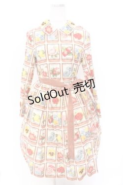 画像1: Jane Marple / Seeds of hopeワンピース M アプリコット O-26-02-18-032-JM-OP-IG-OS