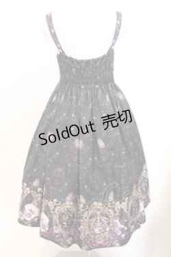 画像3: Enchantlic Enchantilly / すみれ姫の王冠 ティアードジャンパースカート  クロ O-26-02-18-036-LO-OP-OW-OS