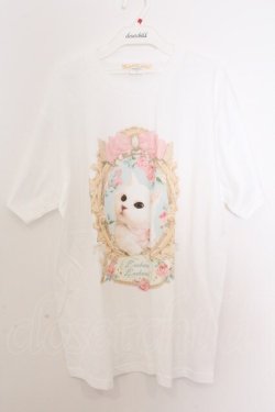 画像1: Enchantlic Enchantilly / オリジナルプリントTシャツ L 猫の肖像画 O-26-02-18-039-LO-TS-OW-OS