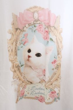 画像2: Enchantlic Enchantilly / オリジナルプリントTシャツ L 猫の肖像画 O-26-02-18-039-LO-TS-OW-OS