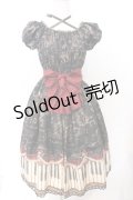 Enchantlic Enchantilly / アンティークエレガンスピアノワンピース  クロ×ワイン O-26-02-18-041-LO-OP-OW-OS