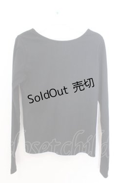 画像2: axes femme / クロステレコカットソー M クロ O-26-02-18-043-AX-TO-OW-OS