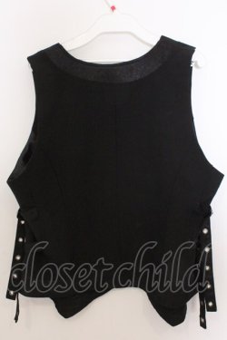 画像3: Qutie Frash / サイドベルトジレ L ブラック O-26-02-18-044-QU-TO-OW-OS