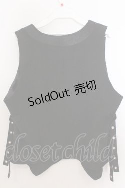 画像3: Qutie Frash / サイドベルトジレ L ブラック O-26-02-18-044-QU-TO-OW-OS