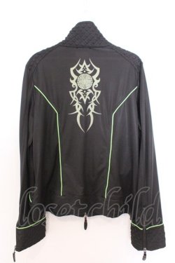 画像3: Qutie Frash / サイバーZIPカーデ  ブラック×ネオングリーン O-26-02-18-049-QU-TO-OW-OS