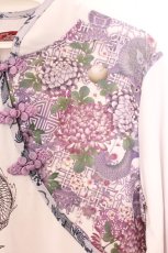 画像3: Qutie Frash / ４店舗限定チャイナT  ホワイト×パープル O-26-02-18-050-QU-TS-OW-OS (3)